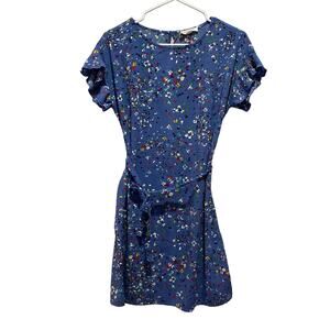 BeachLunchLounge Blue Floral Dress Size XS